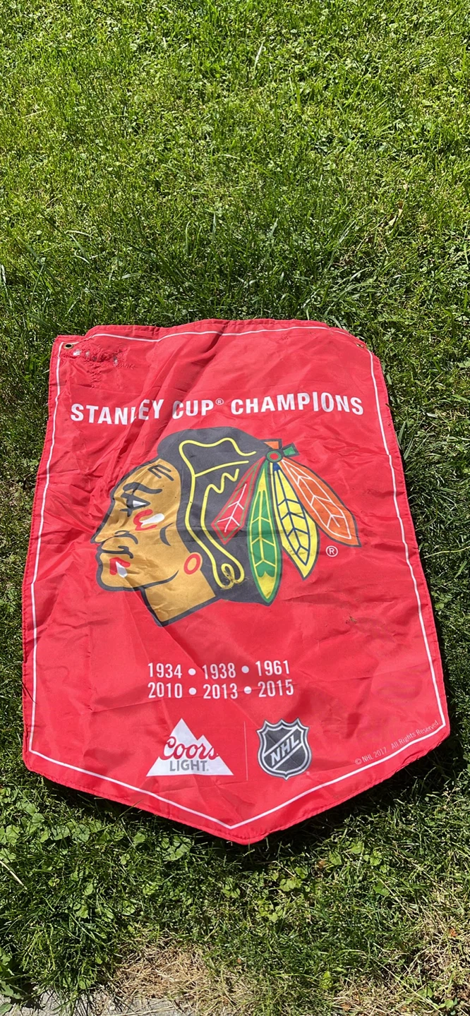 Chicago Blackhawks Stanley Cup Champions Banner
