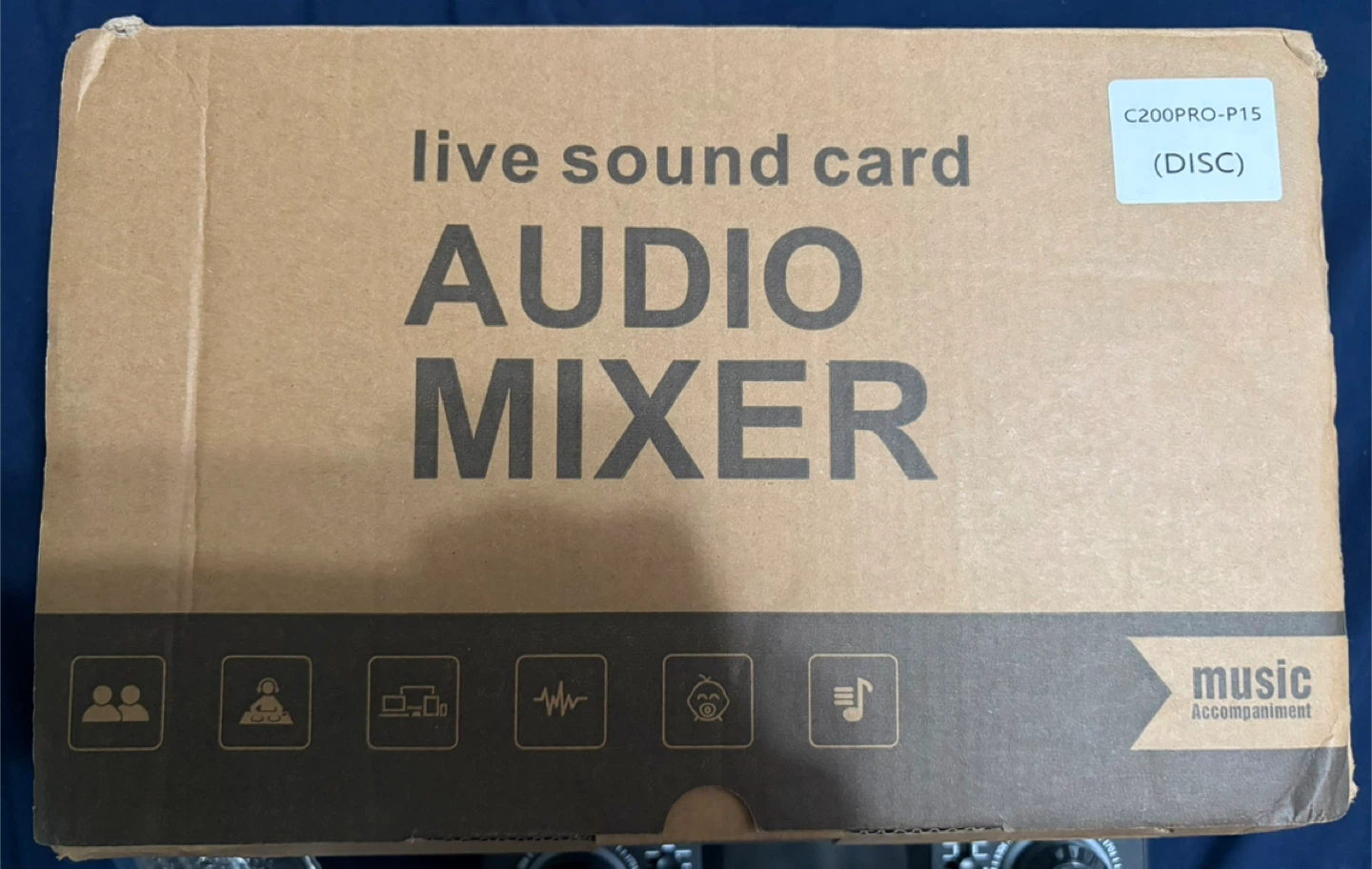 C200PRO-P15  Live Sound Card Audio Mixer - Music Accompaniment - photo 2