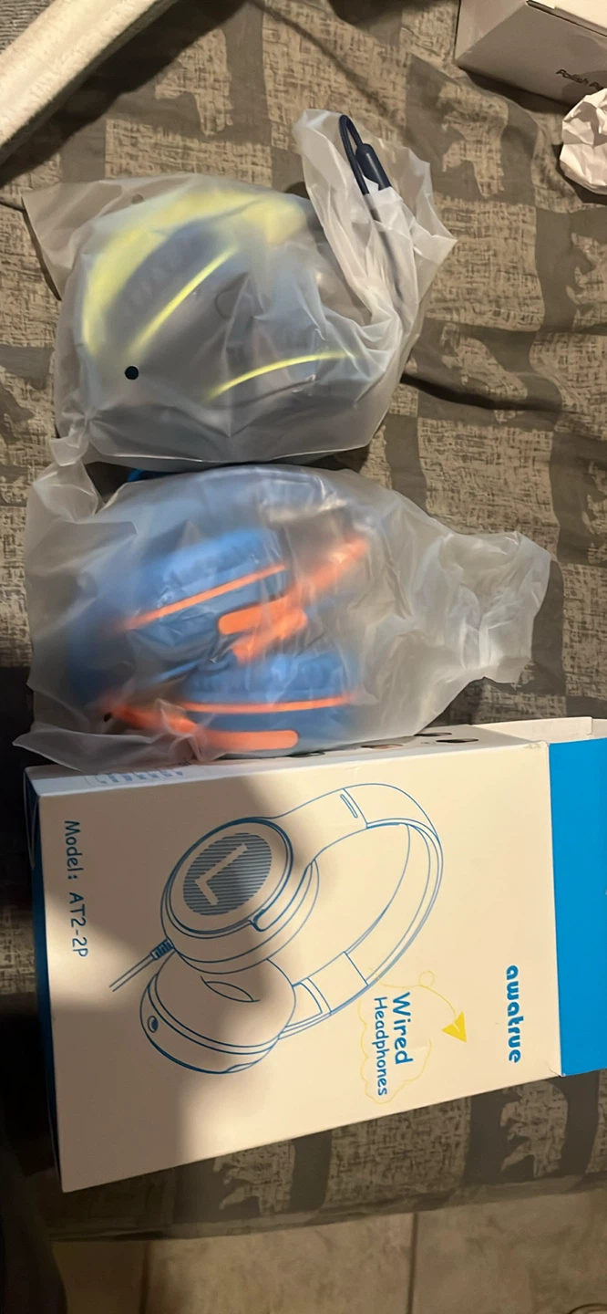 awei Wired Headphones AT2-2P Blue/Orange