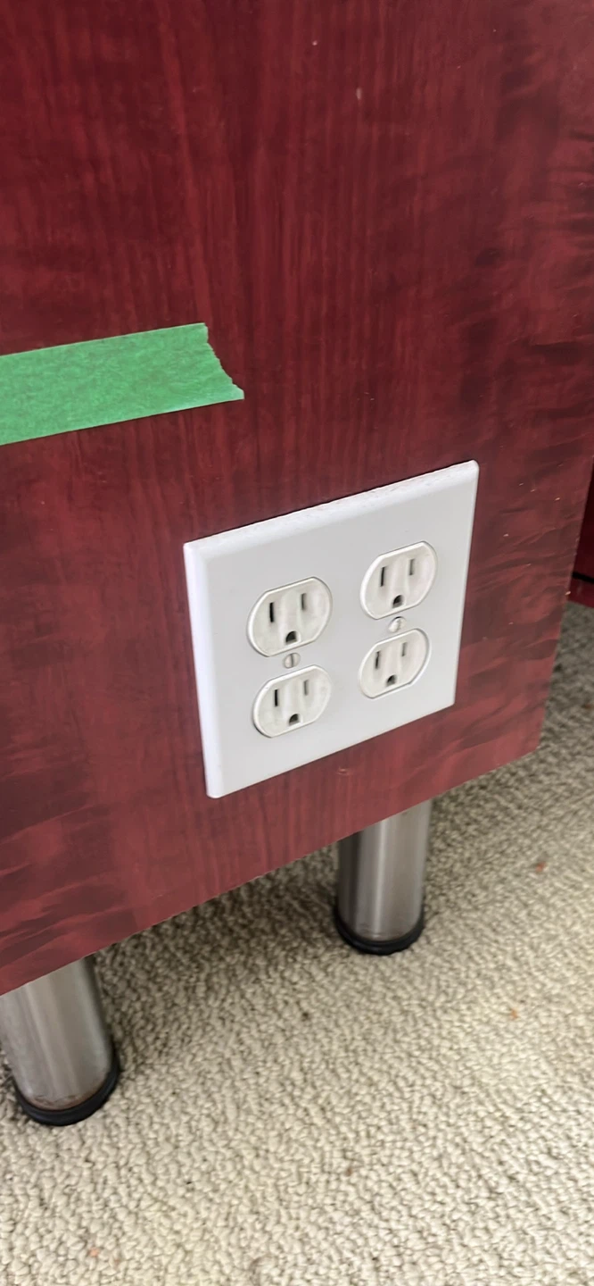 Salon two-door cabinet with built-in power outlet - photo 2