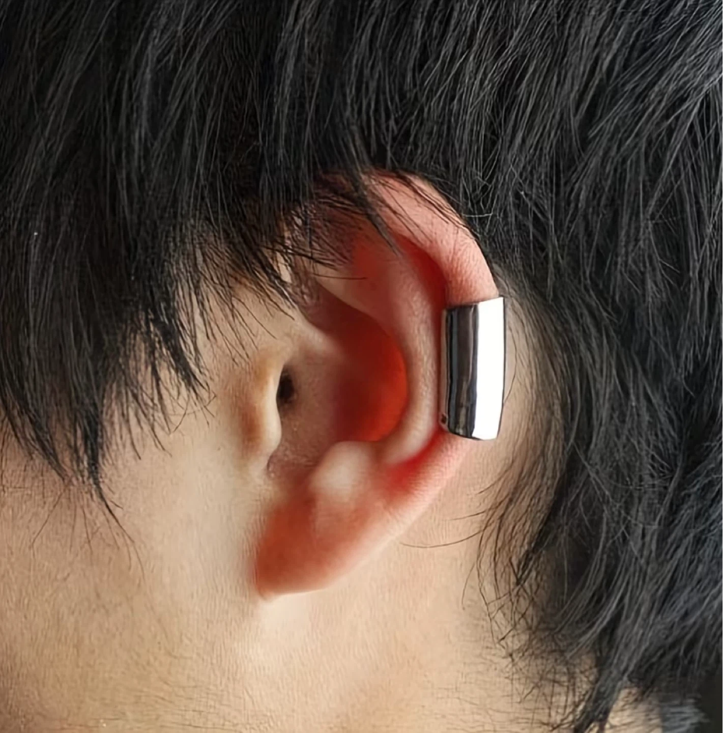 Silver Tone Ear Cuff