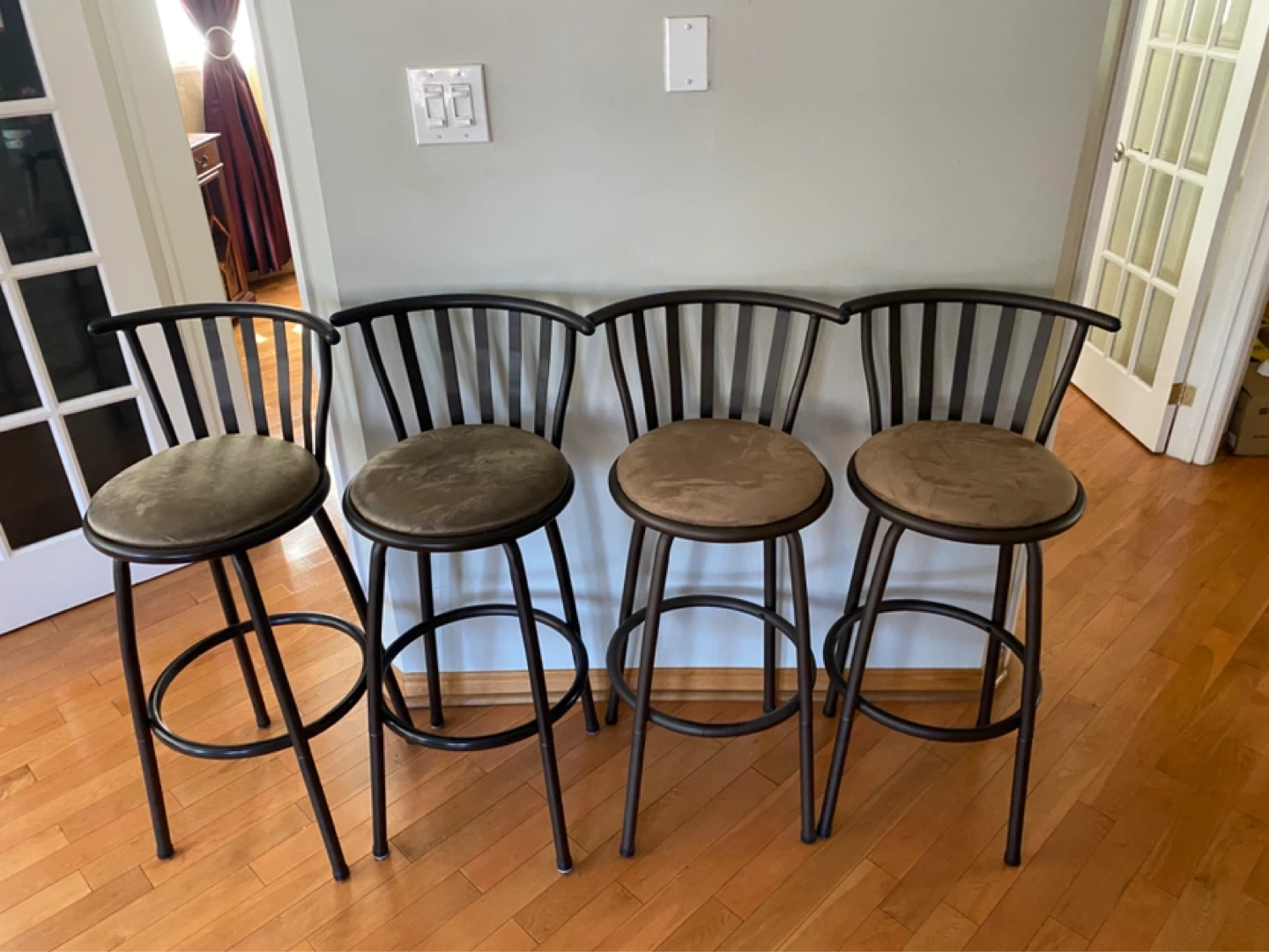 Set of 4 Bar Stools - photo 3