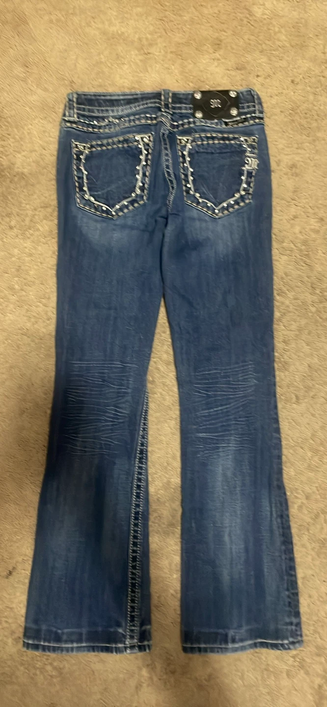 Miss Me Embellished Bootcut Jeans Size 28