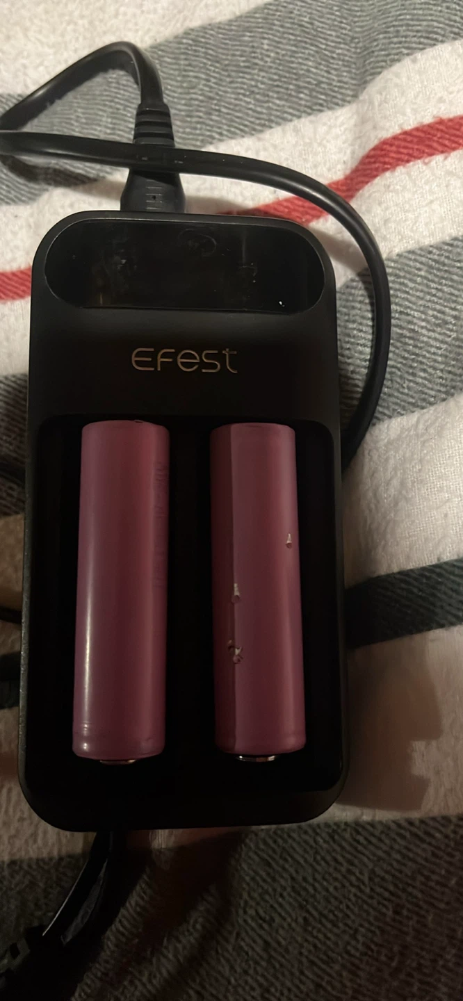 Efest Battery Charger with 2 Batteries - photo 2