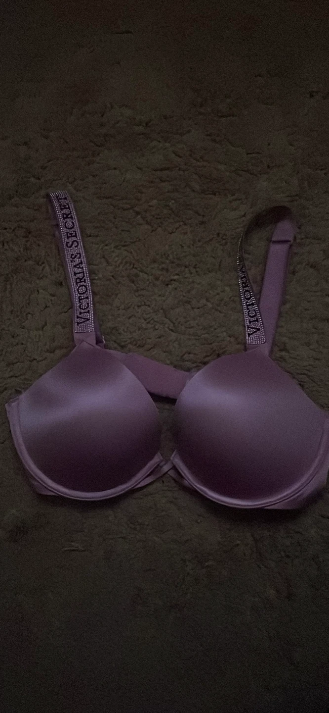 Victoria's Secret Pink Bra with Rhinestone Straps
