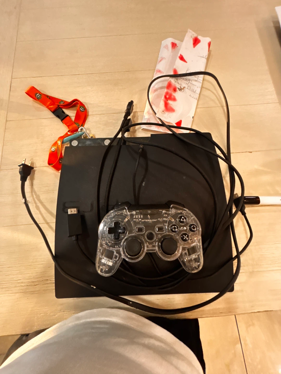 PS3 with controller