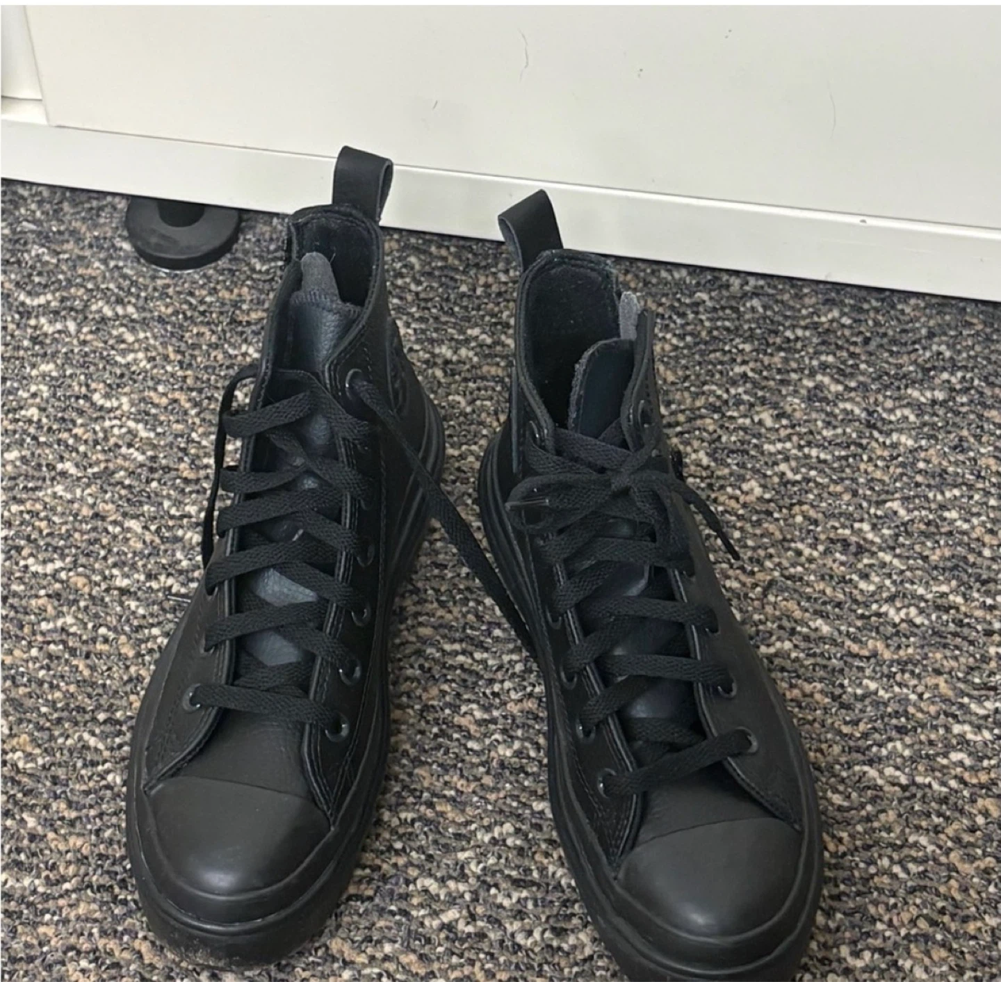 Converse “leather” chucks