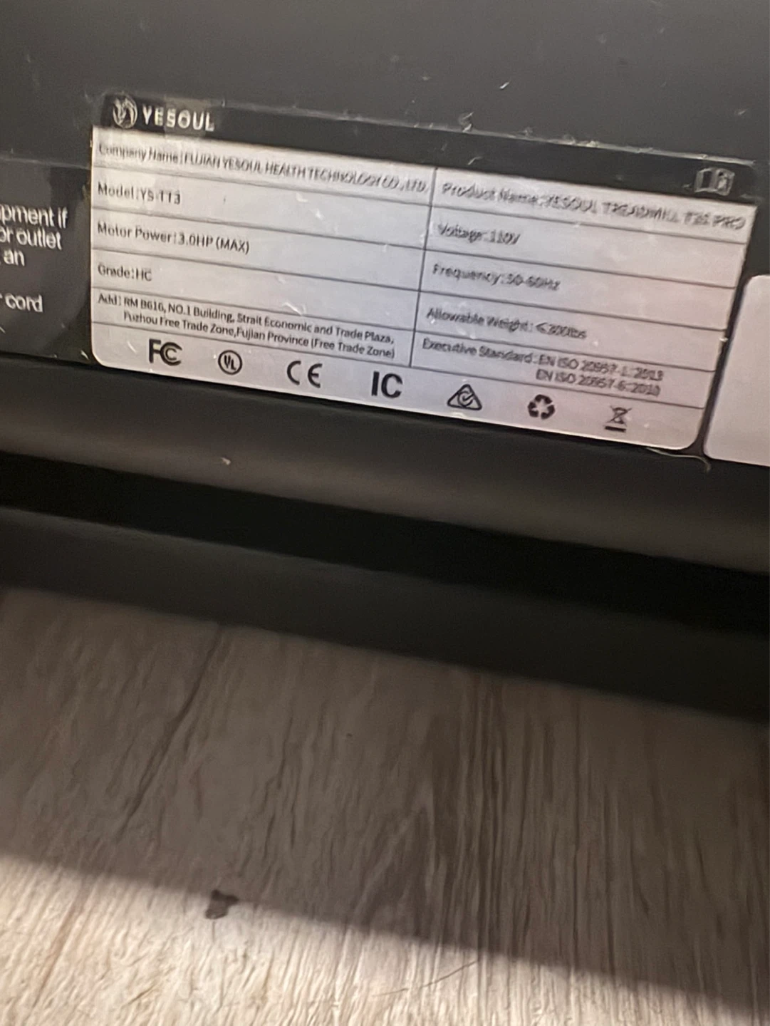 YESOUL T3S PRO TREAMILL - photo 5