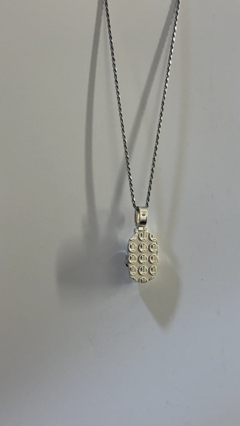Silver Skull Pendant Necklace - photo 3