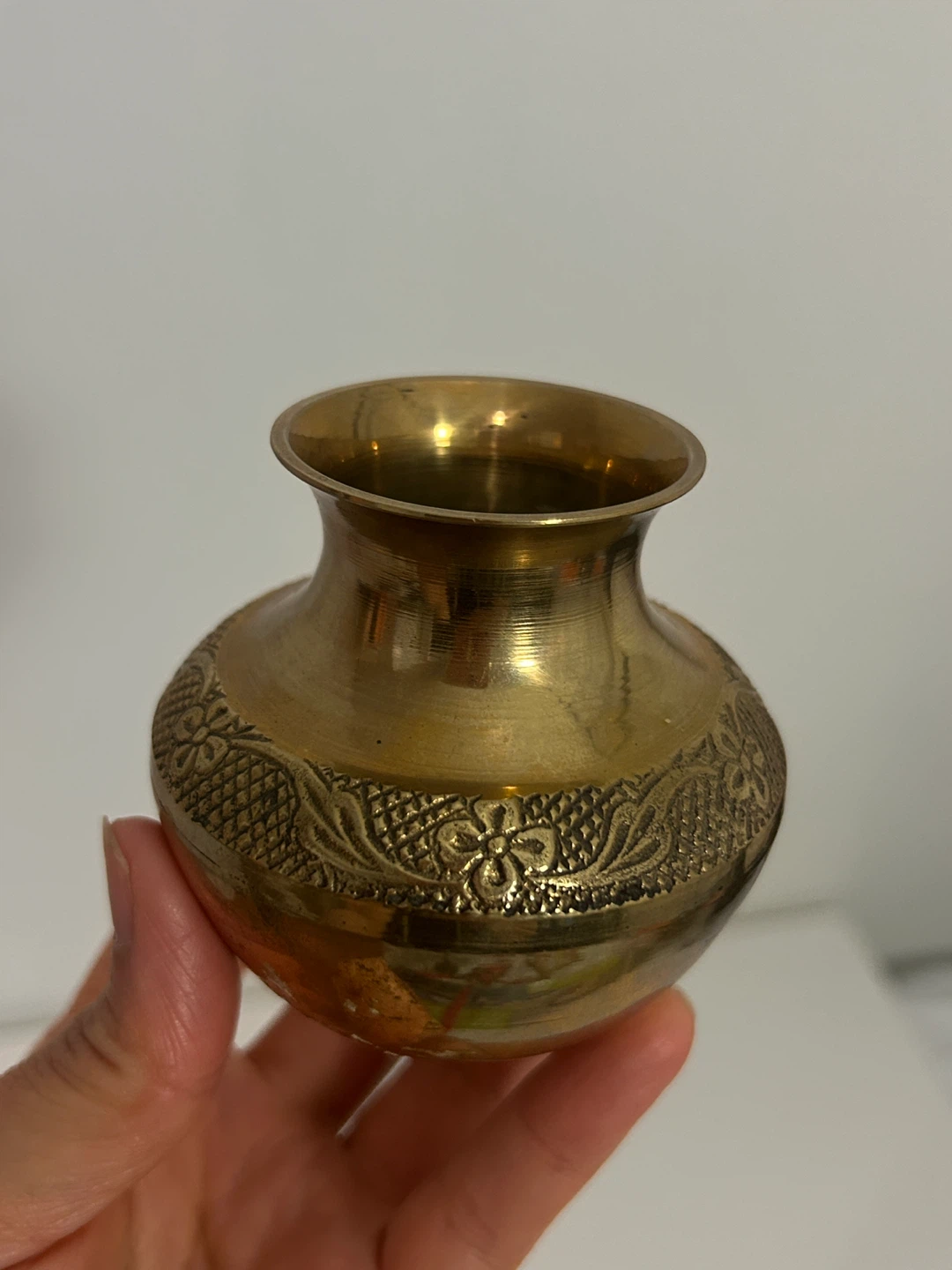 Brass decorative pot - photo 4