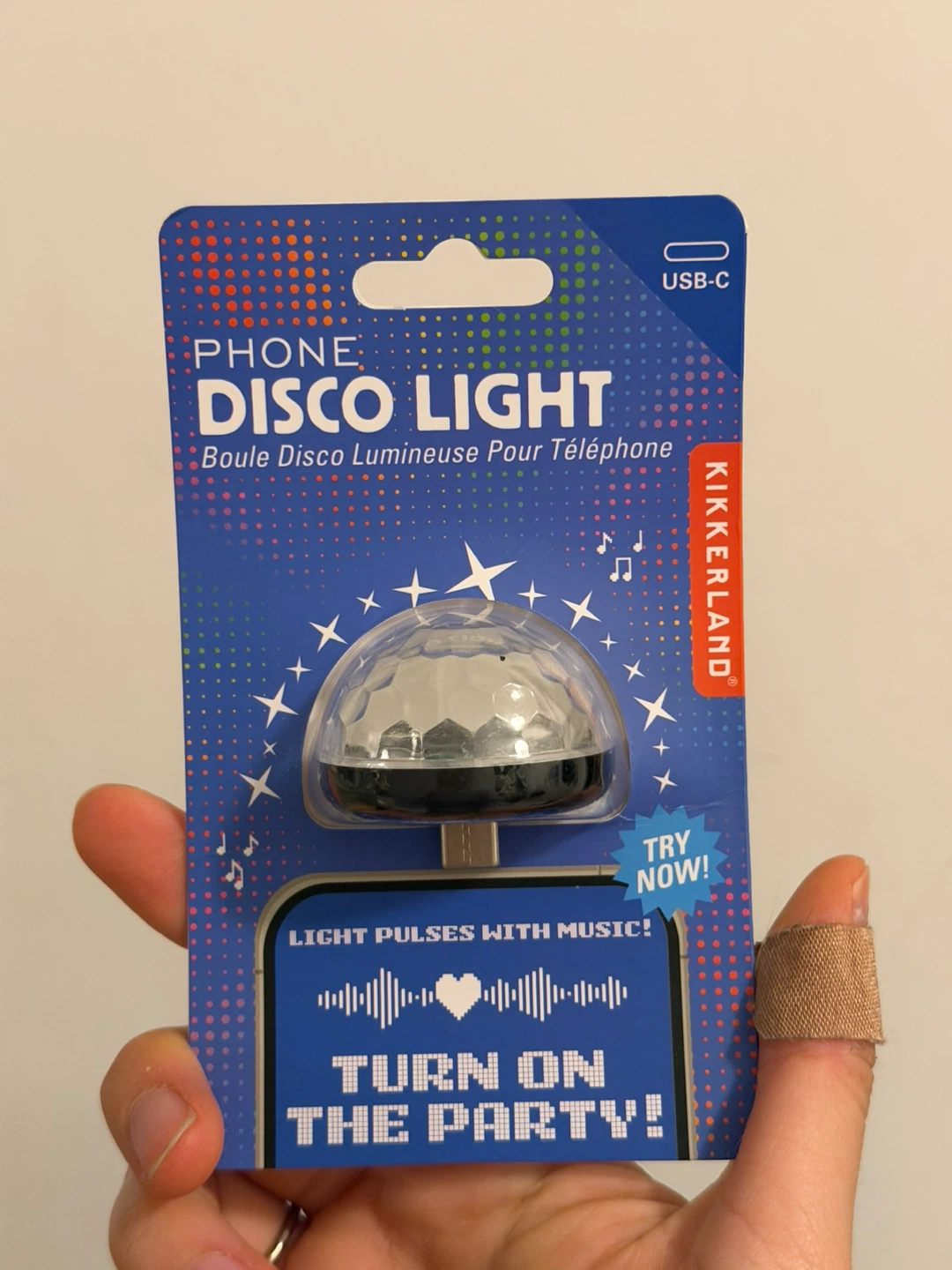 Kikkerland Type C Phone Disco Light