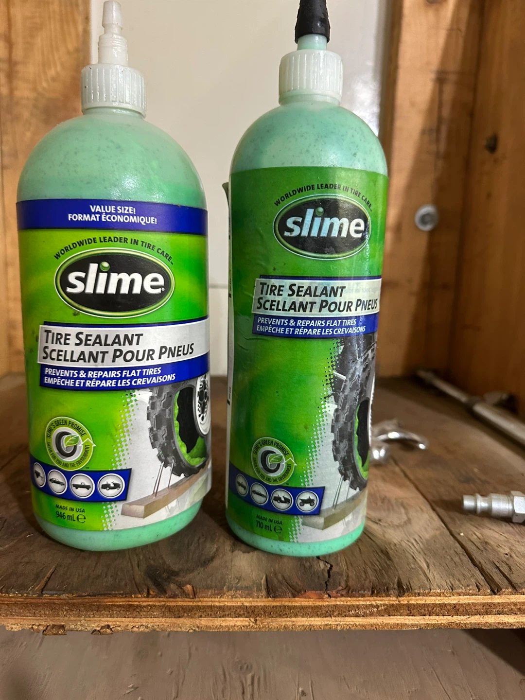 Slime Tire Sealant 946 mL and 710 mL