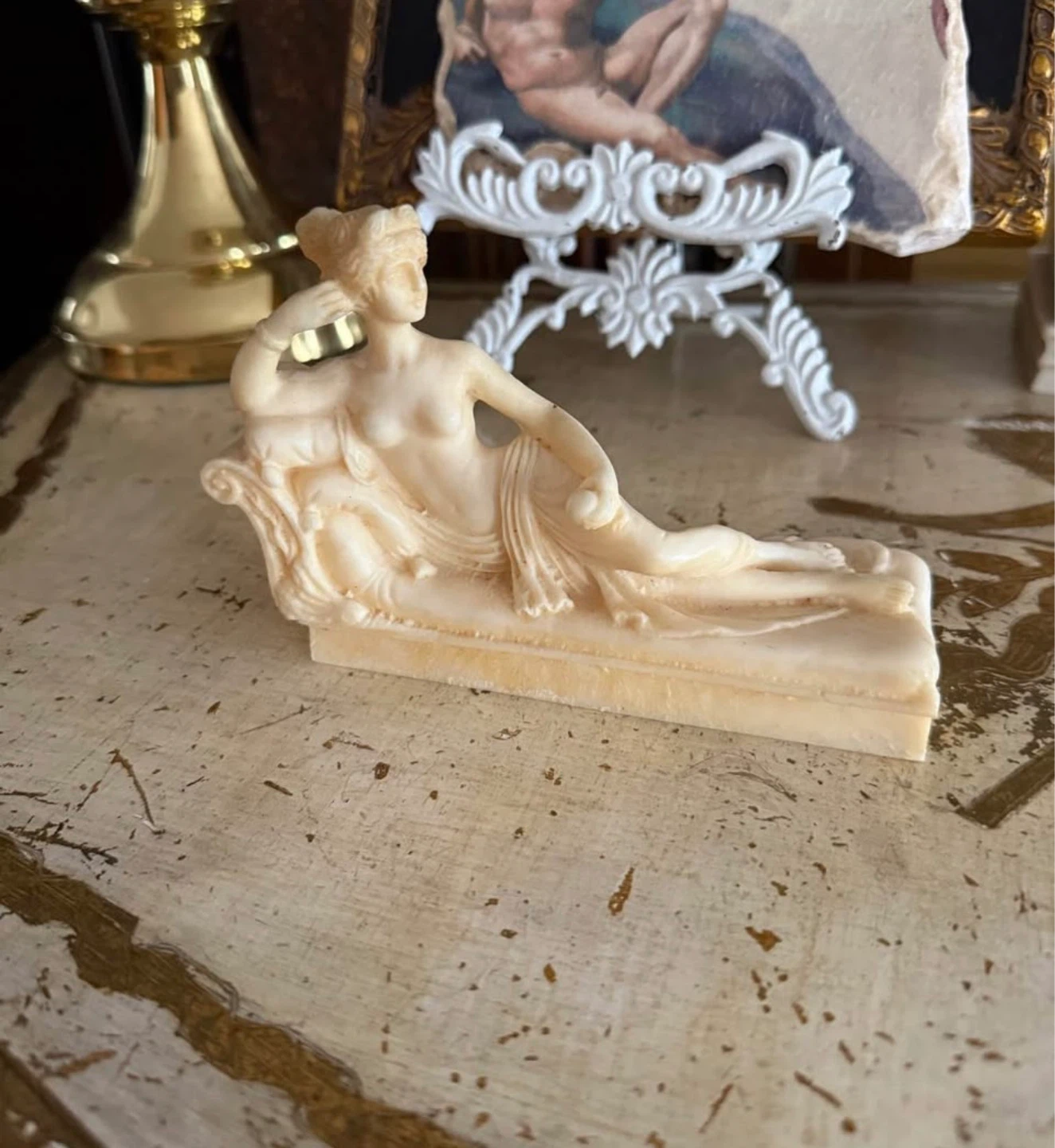 A. Santini Paolina Bonaparte Sculptor - photo 2