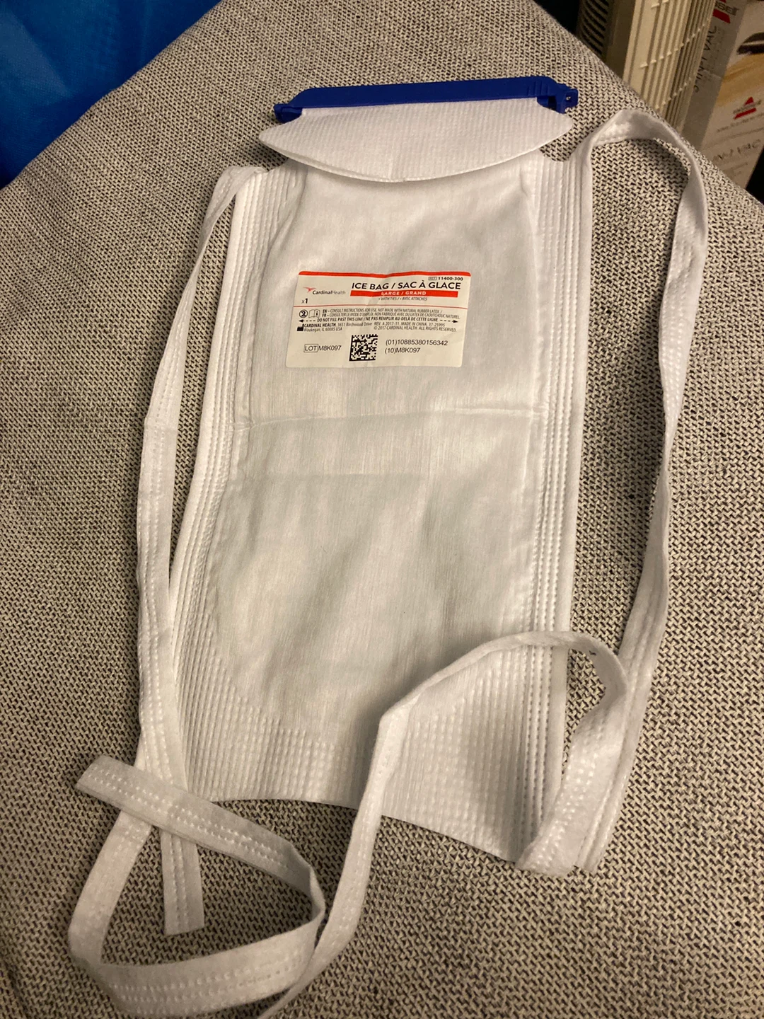 Cardinal Health Large Ice Bag with Ties