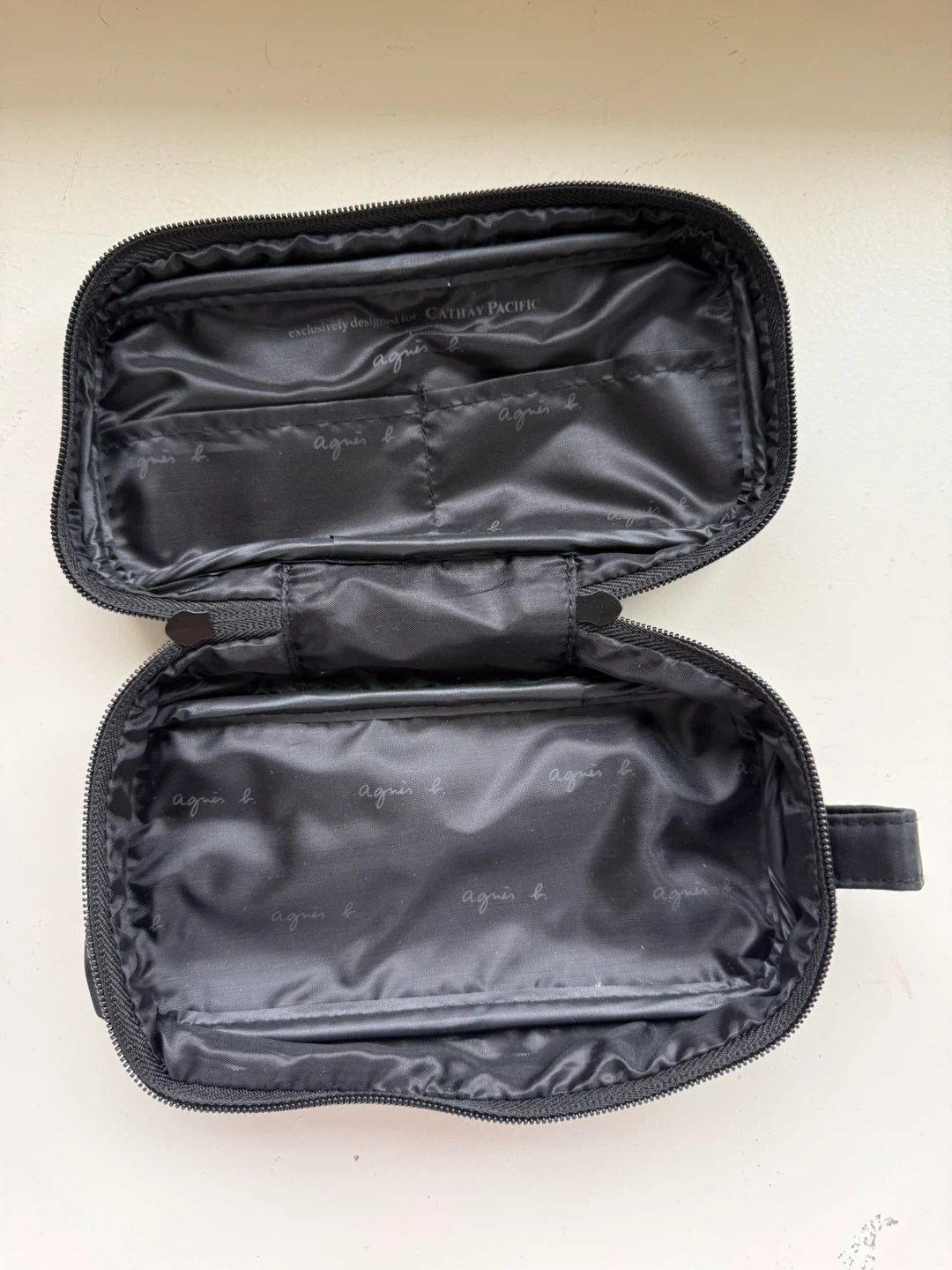 Agnès b. Black Nylon Travel Pouch - photo 4