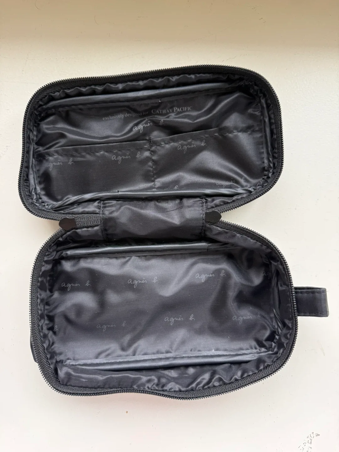 Agnès b. Black Nylon Travel Pouch - photo 4