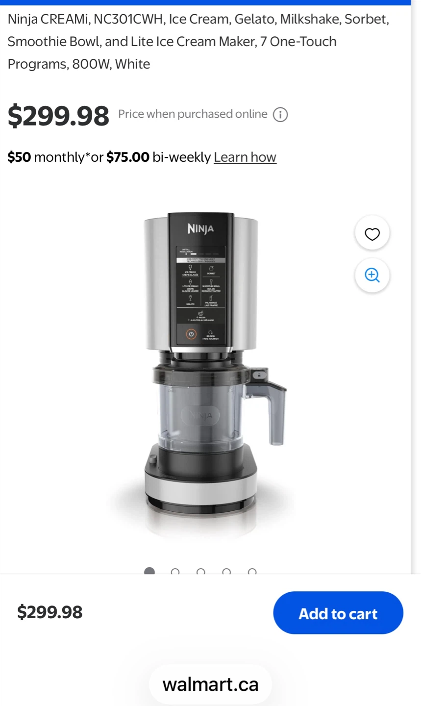 *NEW* BLACK & SILVER Ninja CREAMi Ice Cream Maker