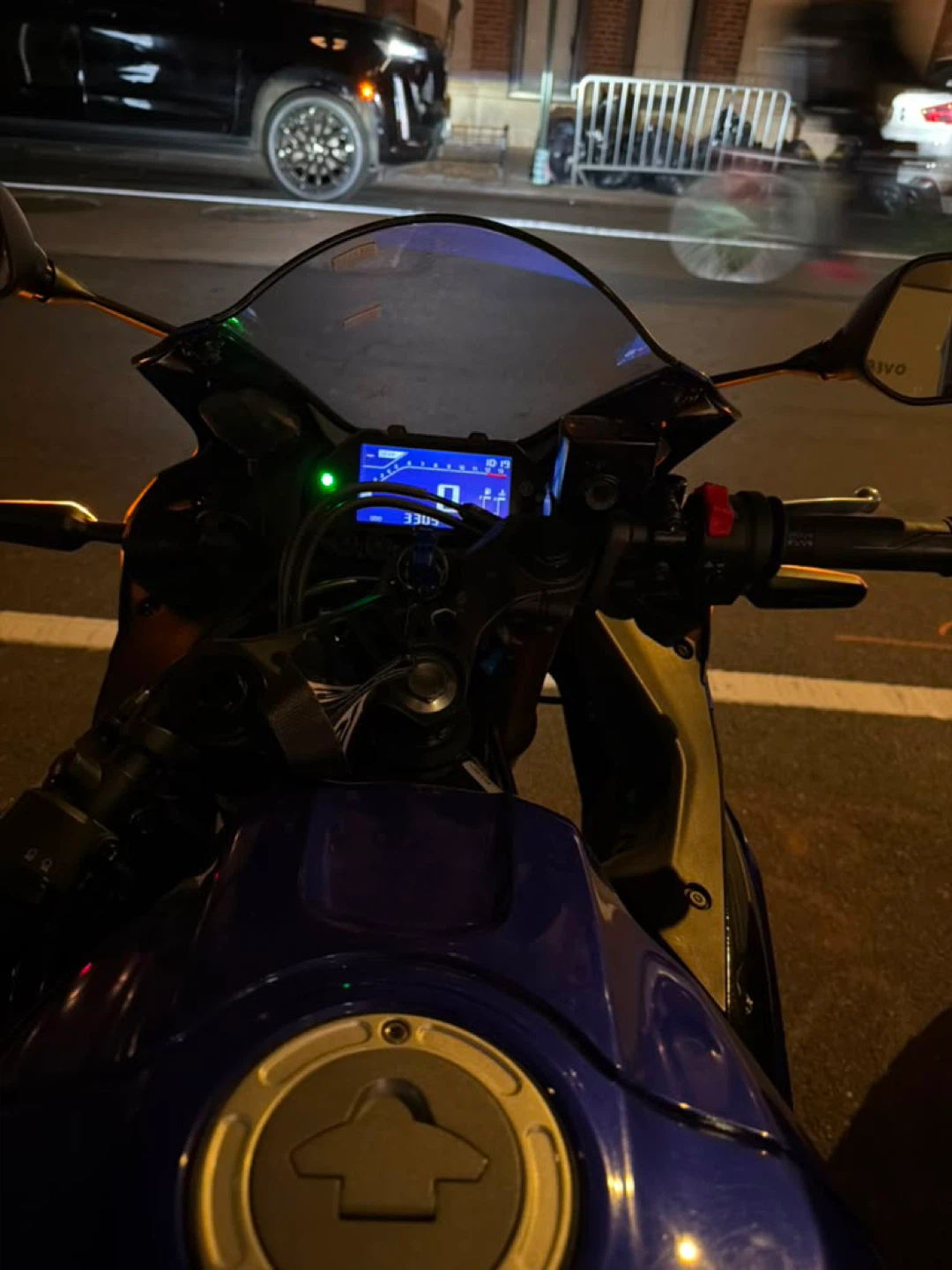 Blue Yamaha R3 Yzf 2025 !