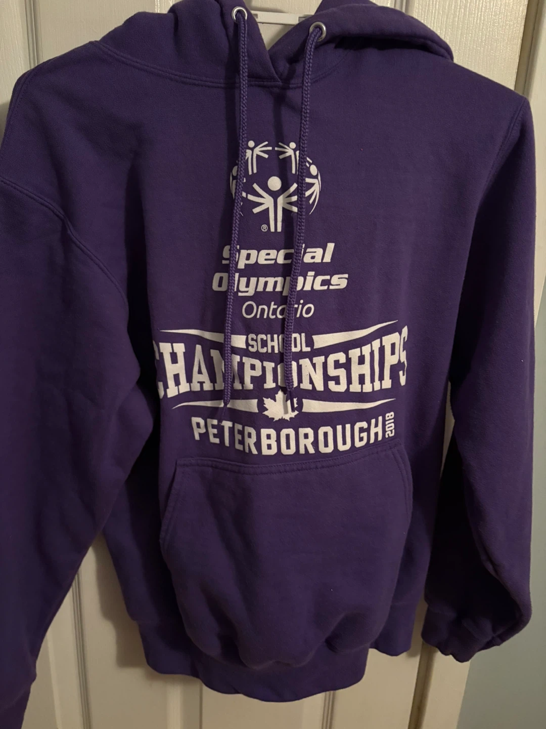 Women purple hoodie size small
