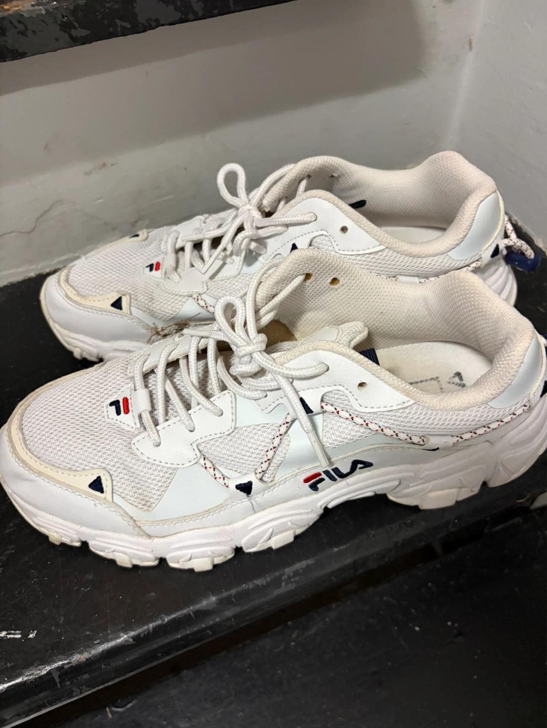 Fila women's White Running Shoes Size 8