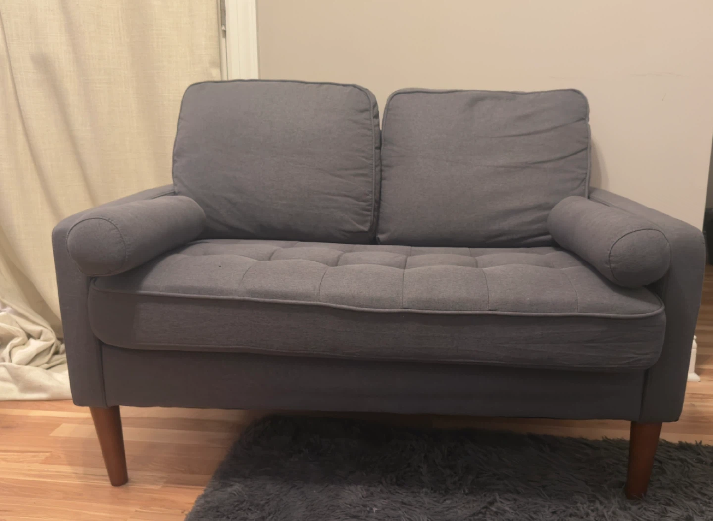 Gray Loveseat Sofa