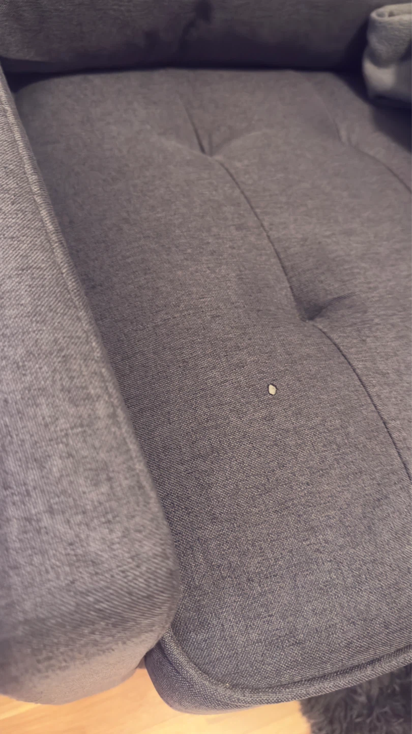 Gray Loveseat Sofa - photo 3