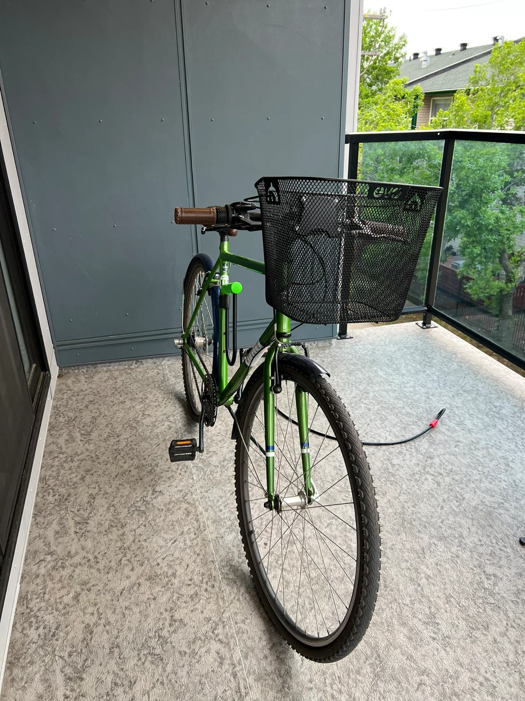 Green Cruiser Bike with Front Basket - photo 2
