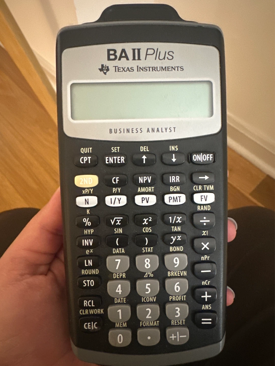 Texas Instruments BA II Plus Business Analyst Calculator