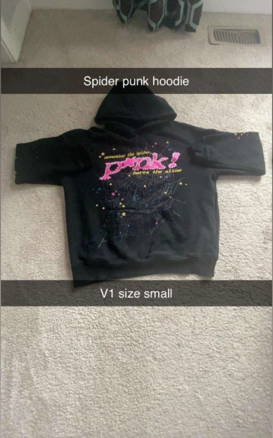 Spider Punk Hoodie V1 - Size Small