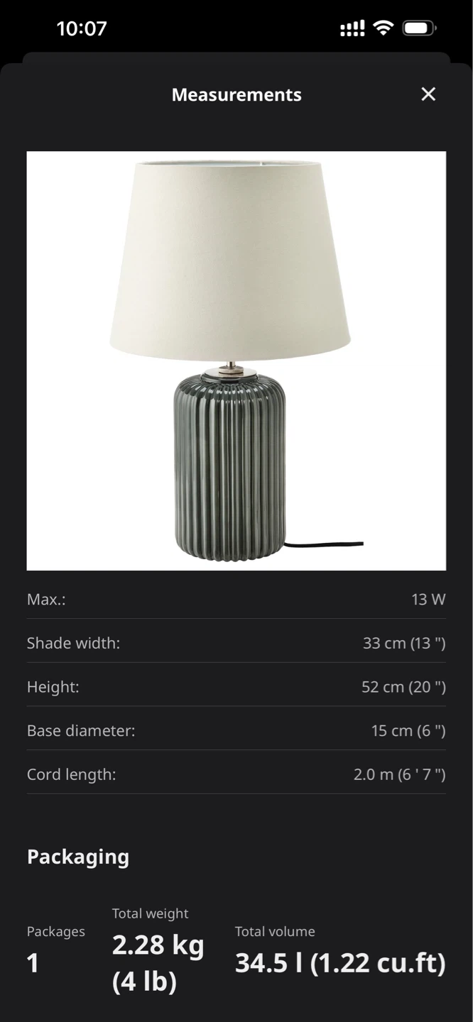 Table Lamp, IKEA - photo 3