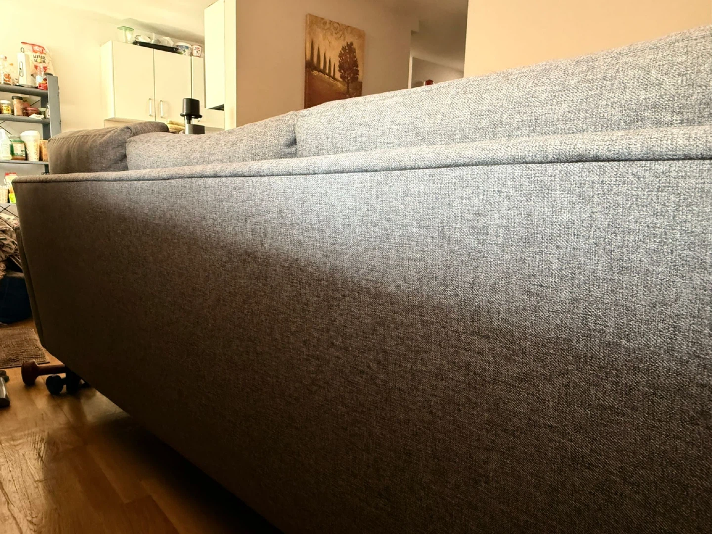 Grey 3-Seater Sofa - photo 3