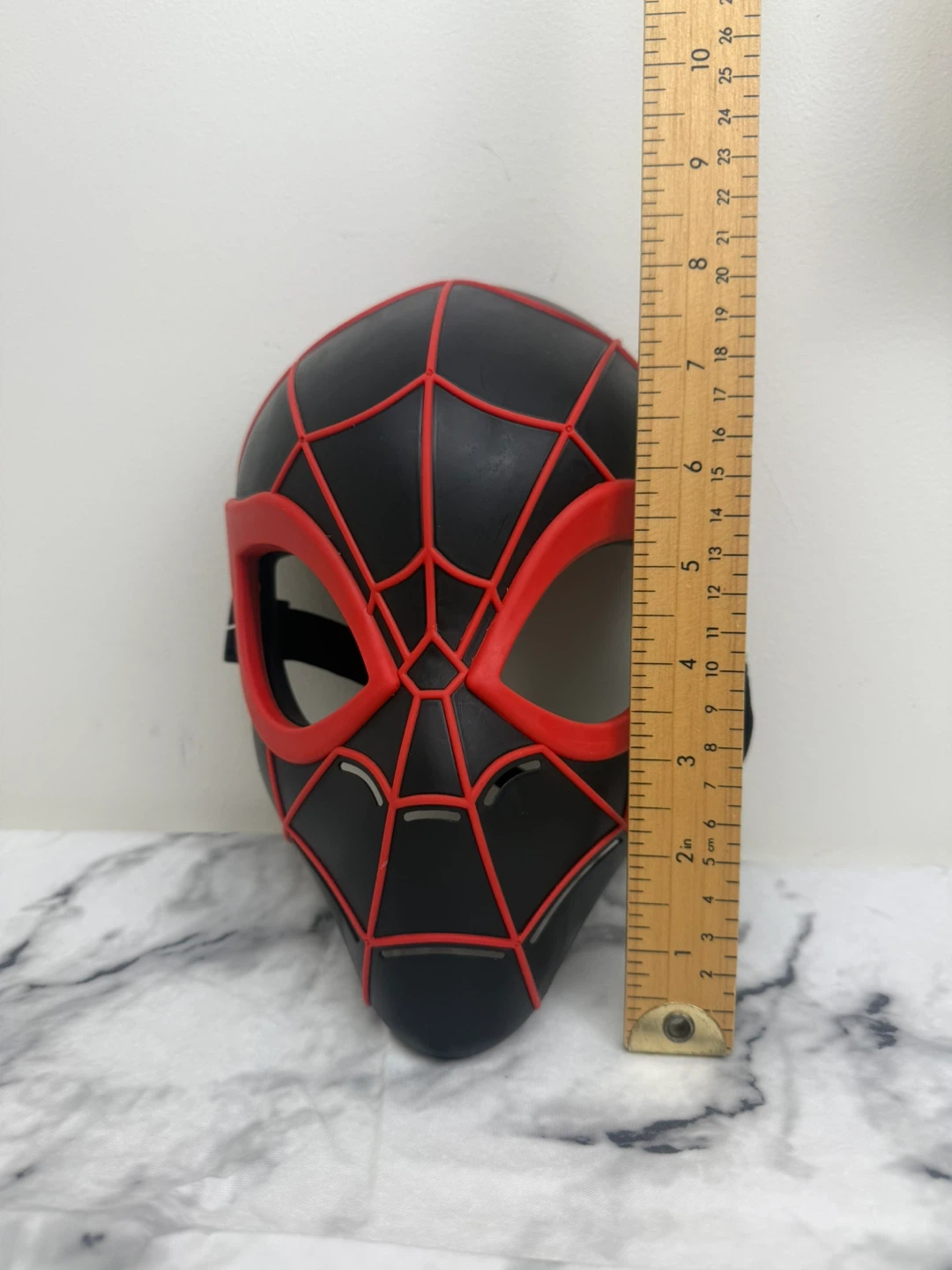 Spider-Man Miles Morales Black & Red Costume Mask Kids Cosplay - photo 2