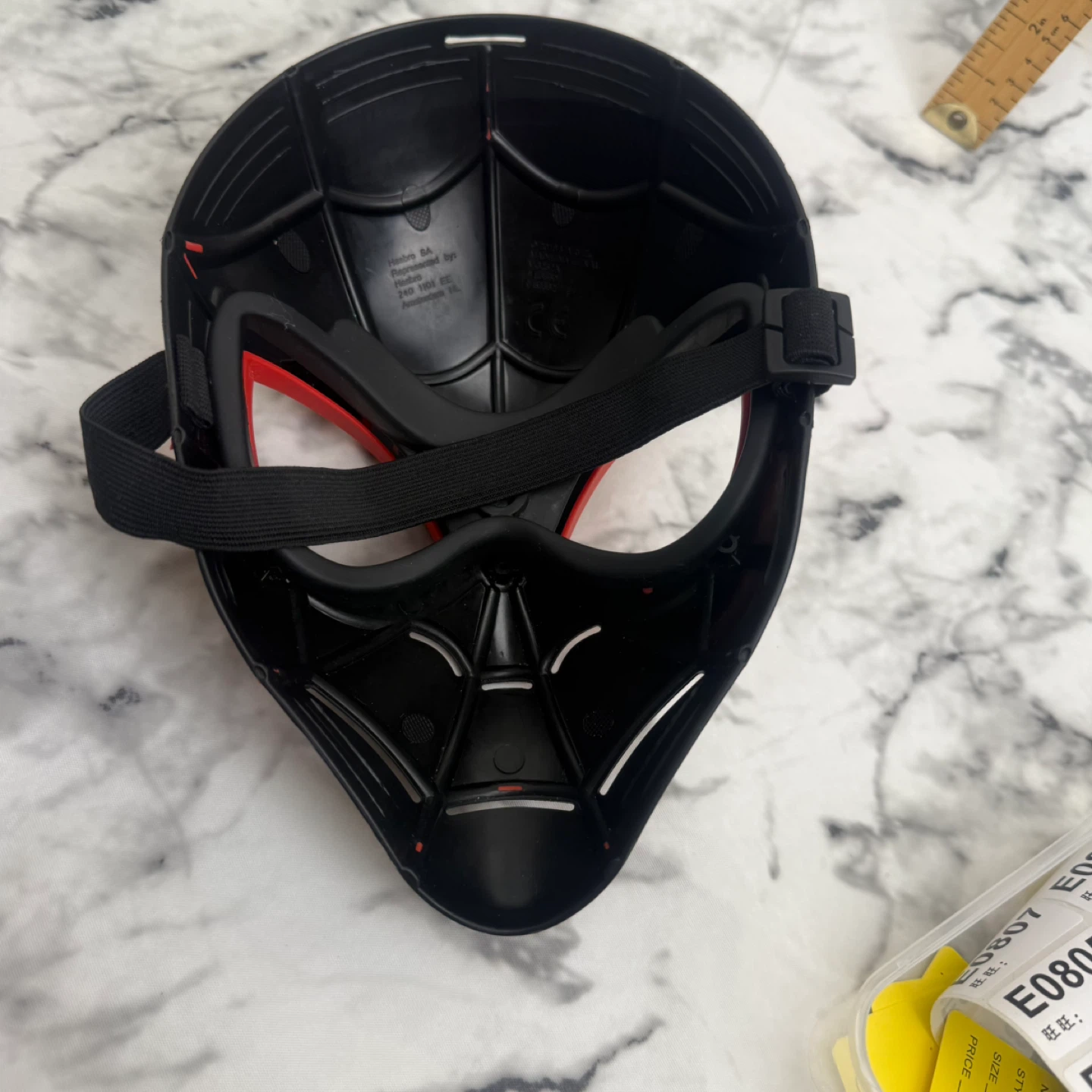 Spider-Man Miles Morales Black & Red Costume Mask Kids Cosplay - photo 4
