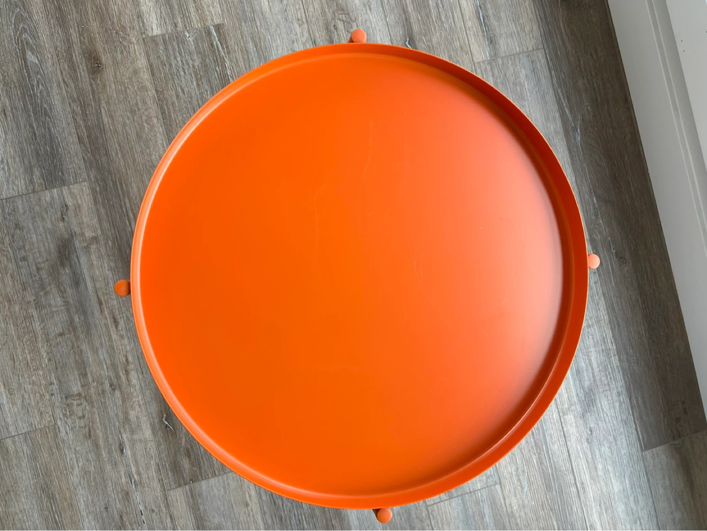 Orange IKEA GLADOM Side Table - photo 3