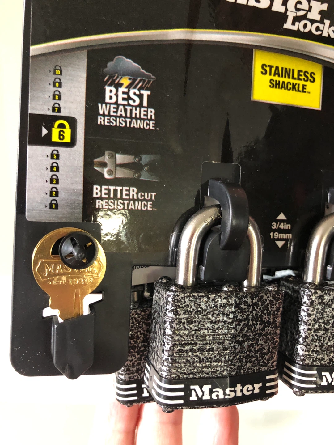 New set of Master Lock 3SST padlocks. - photo 2