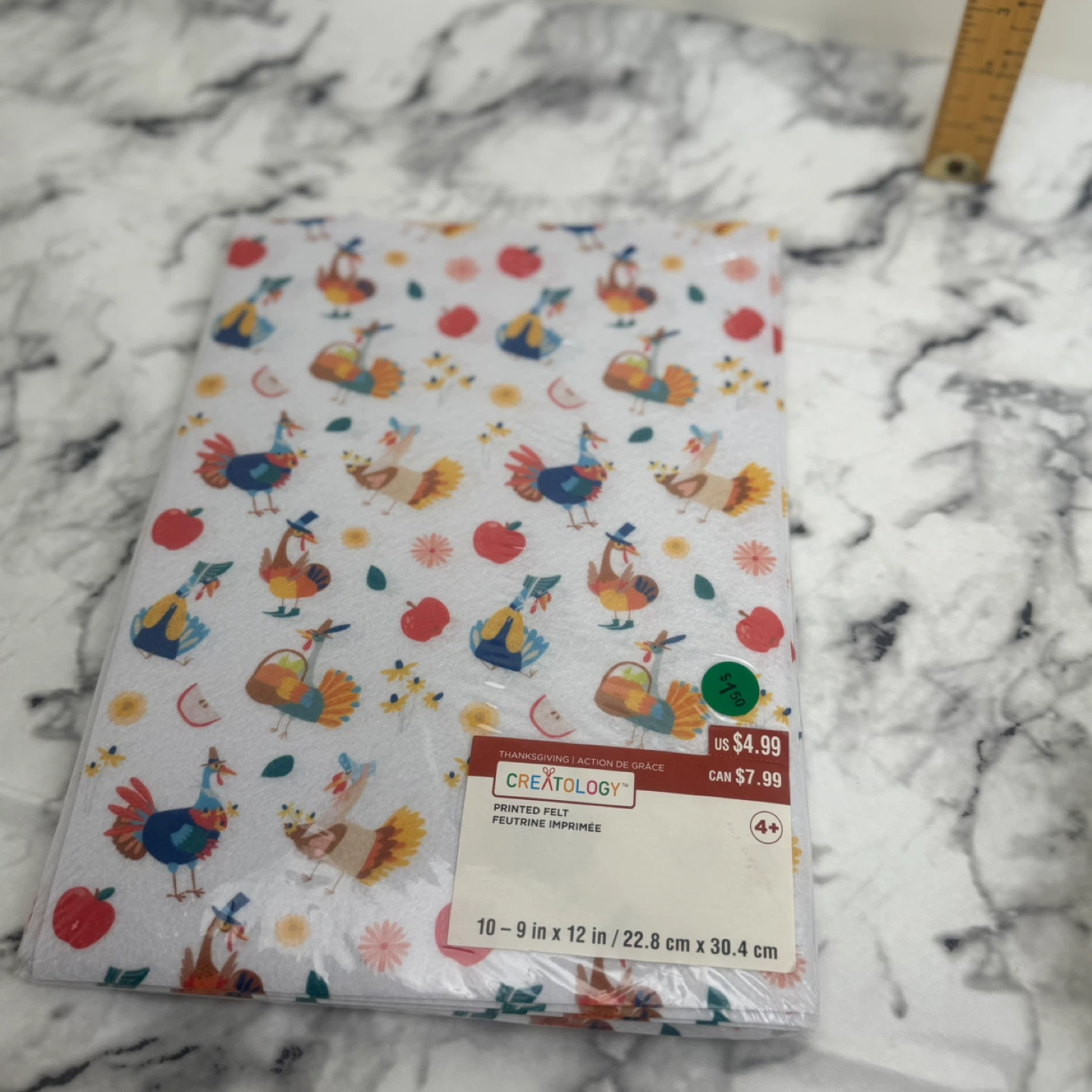 Creatology Turkey Printed Felt Sheets - photo 4