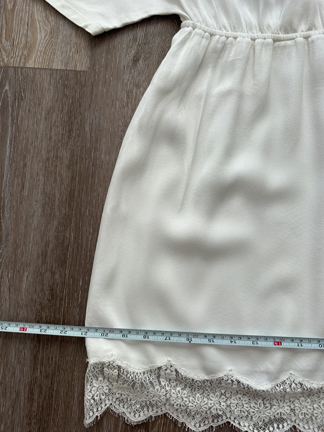 Maje White Lace Trim Dress Size 1 - photo 5