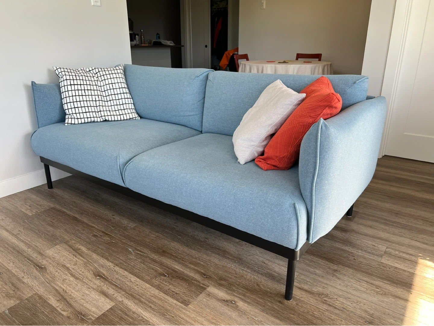 Light Blue IKEA Sofa - photo 2