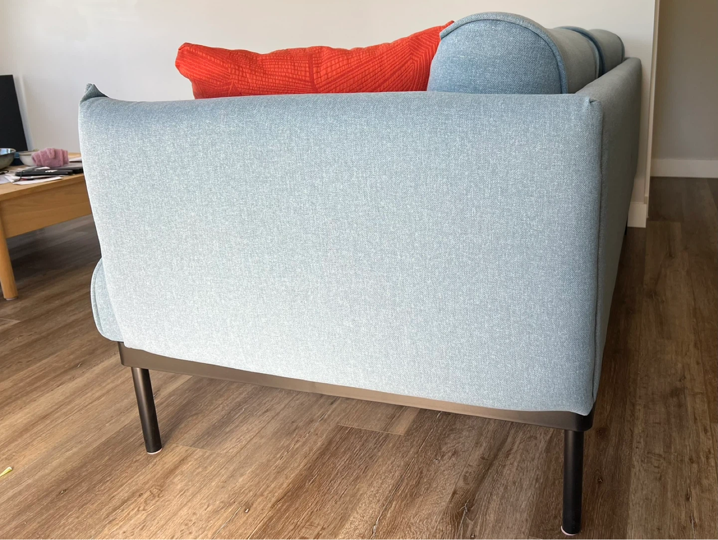 Light Blue IKEA Sofa - photo 4