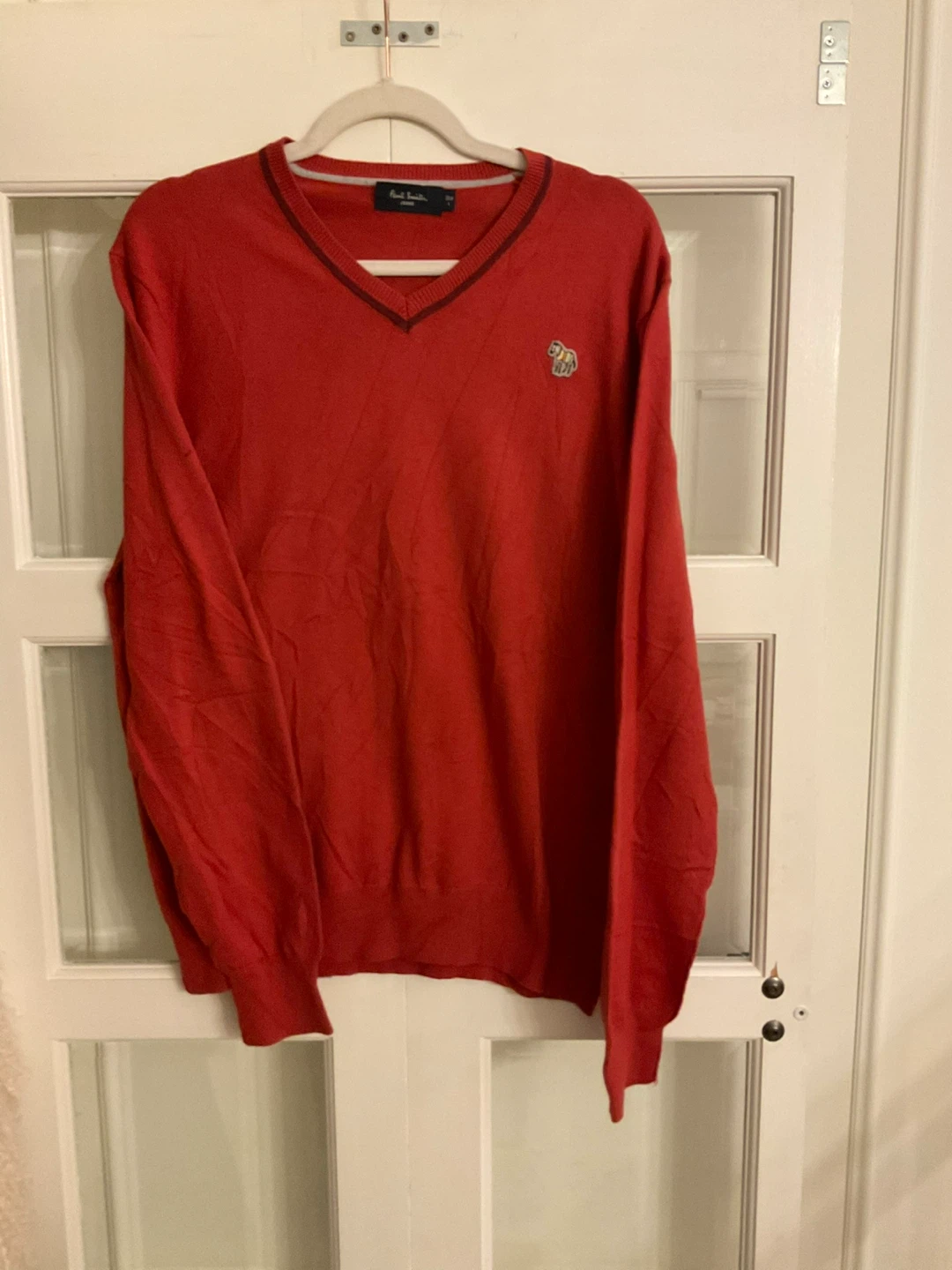 Paul Smith Jeans Red V-Neck Sweater - photo 5