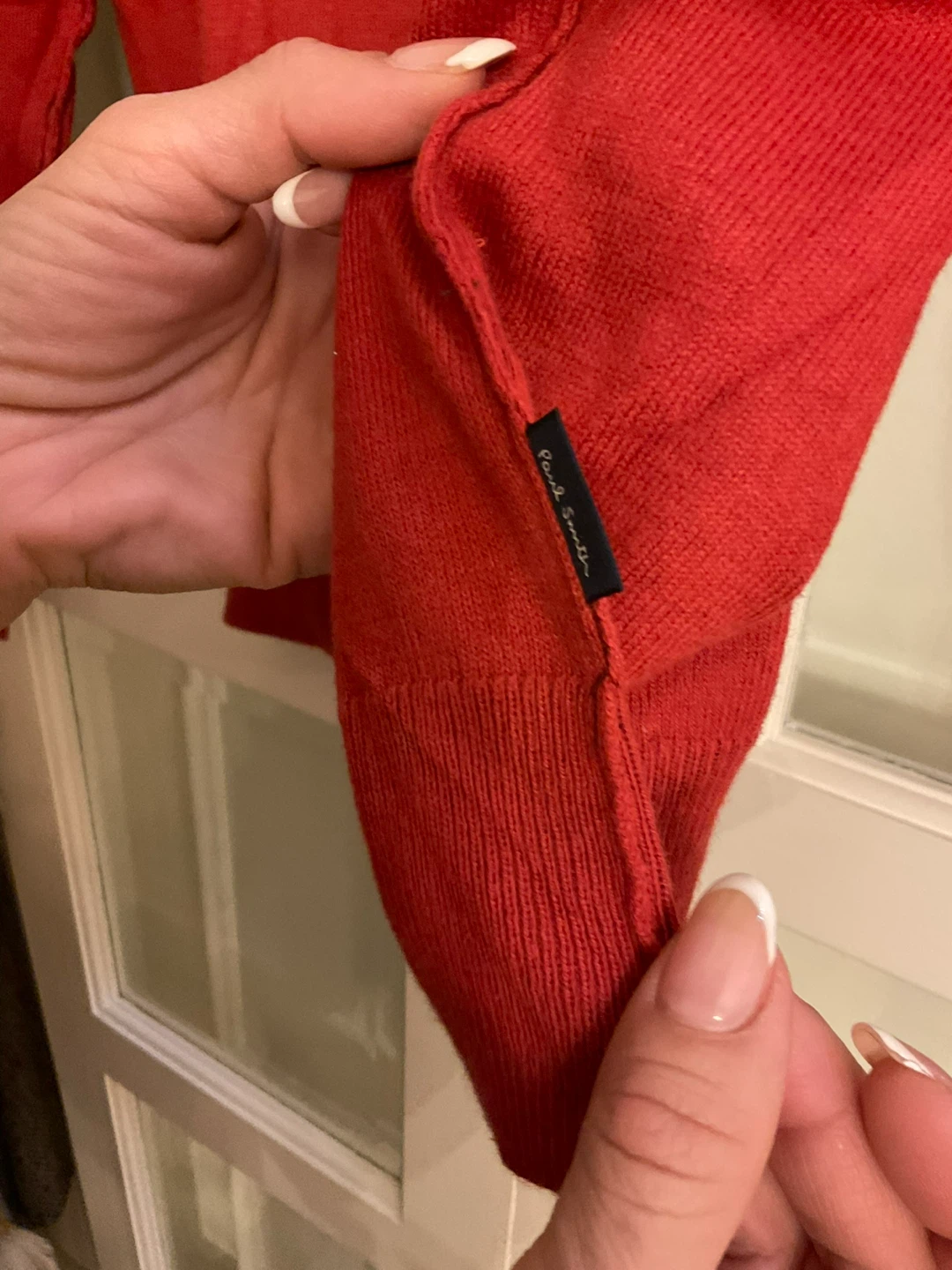 Paul Smith Jeans Red V-Neck Sweater - photo 3