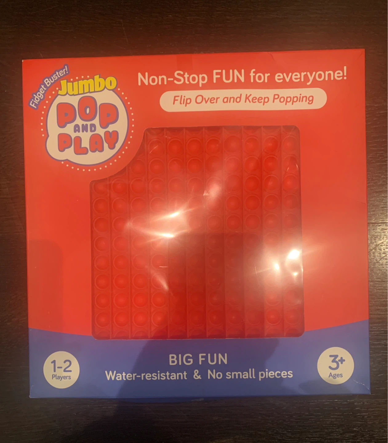 Jumbo Pop and Play Fidget Toy