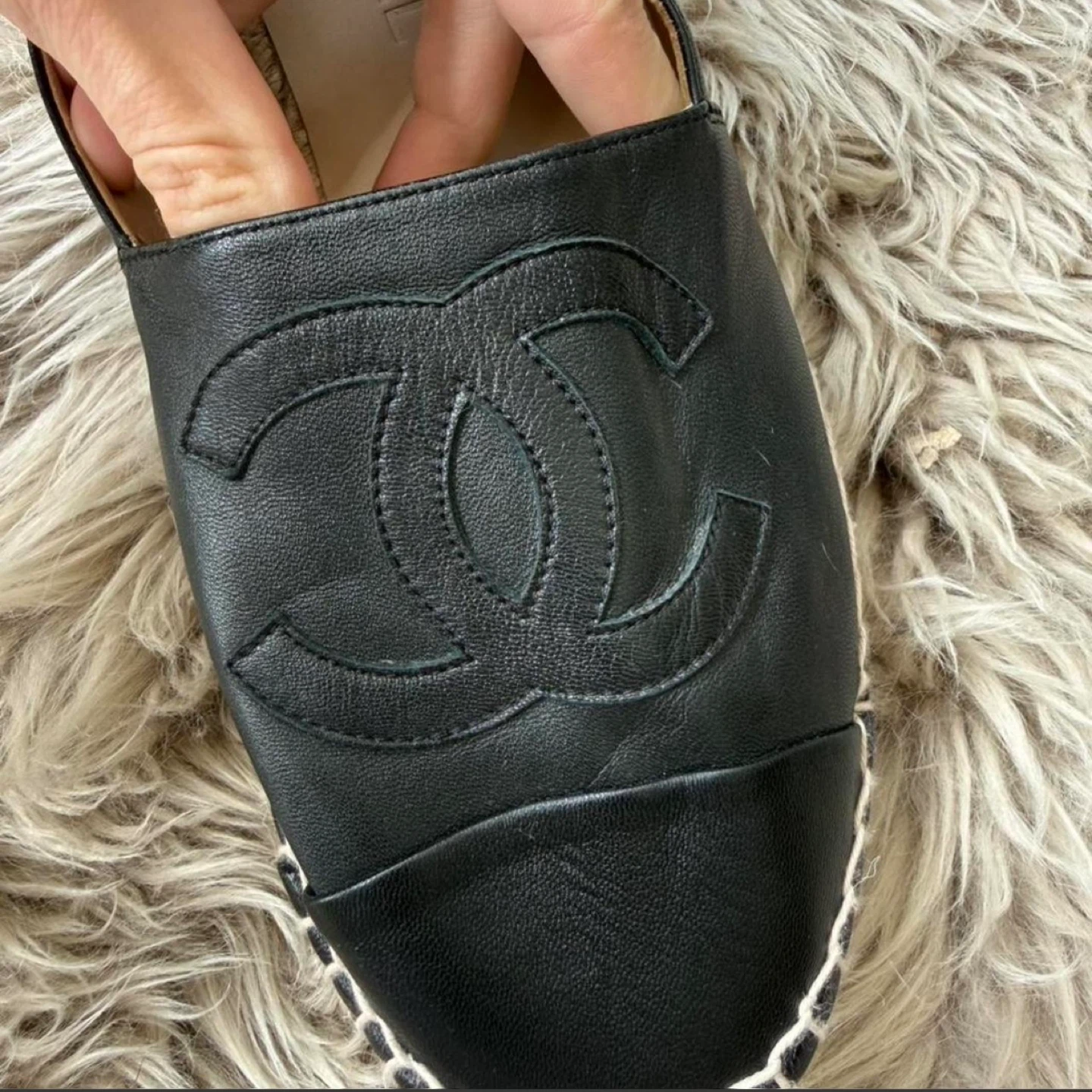 Authentic Chanel espadrilles flats size 39 - photo 2