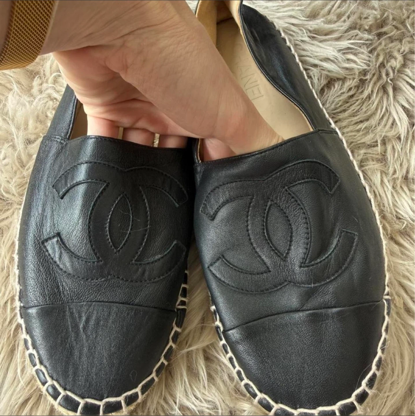 Authentic Chanel espadrilles flats size 39 - photo 3