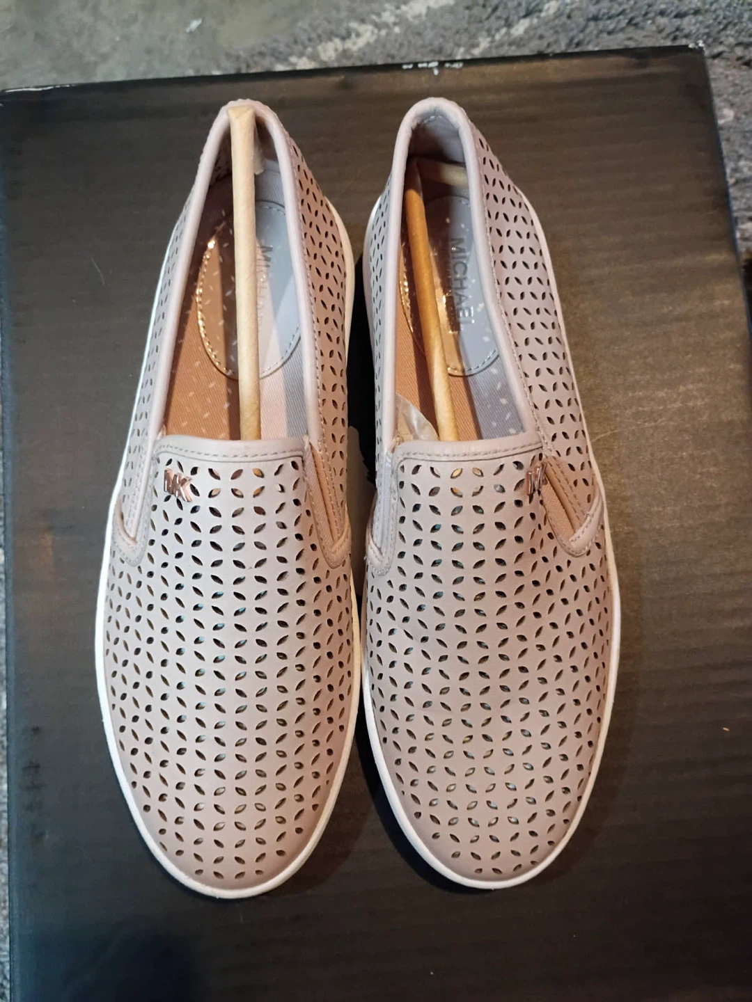 Michael Kors Perforated Slip-On Sneakers Size 6.5
