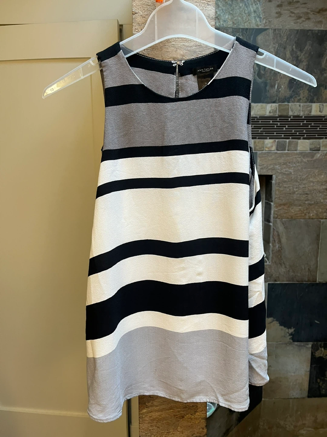 Ann Taylor Striped Tank Top Size S