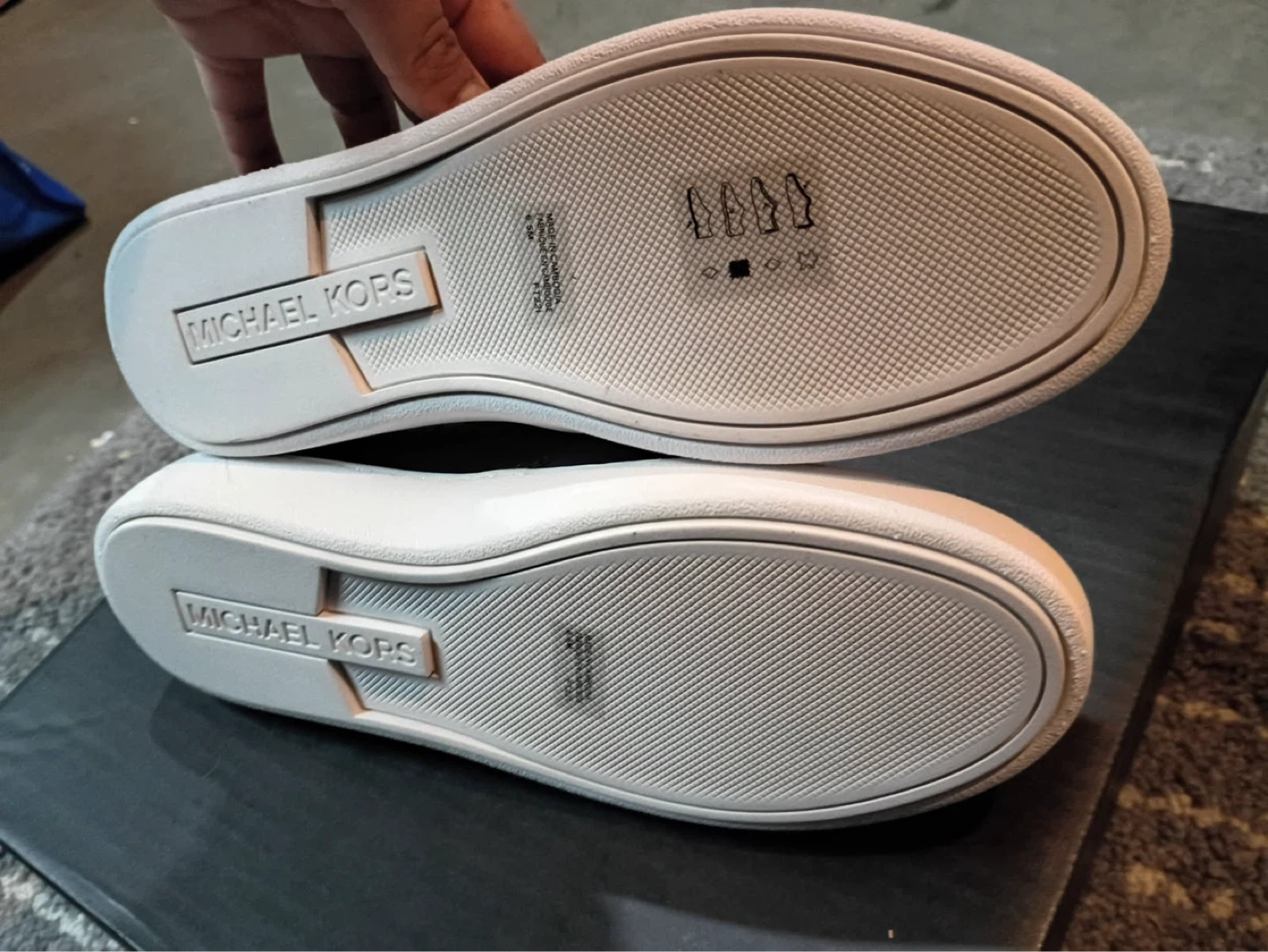 Michael Kors Black Perforated Slip-On Sneakers - photo 2