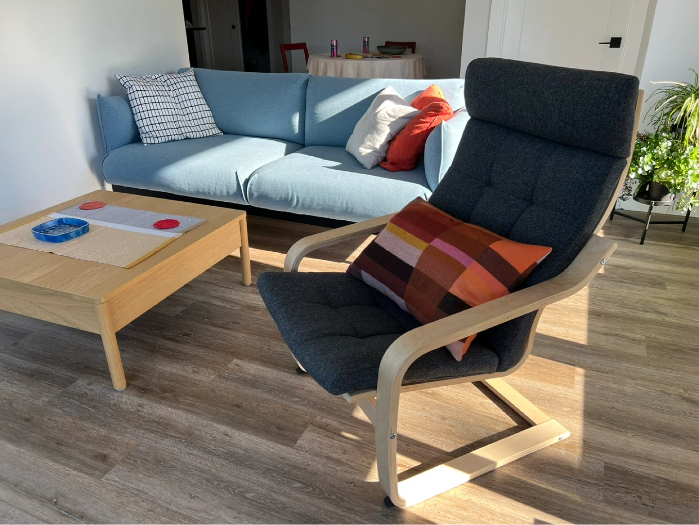 Dark Grey IKEA Poäng Armchair - photo 4