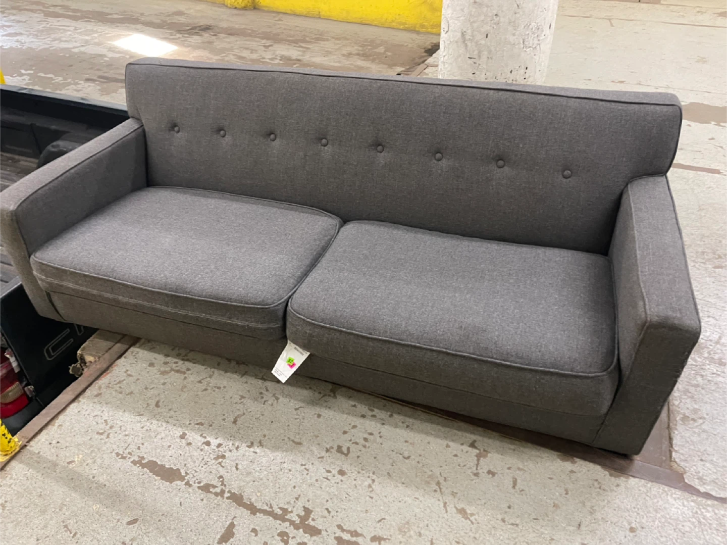 Gray 2-Seater Sofa