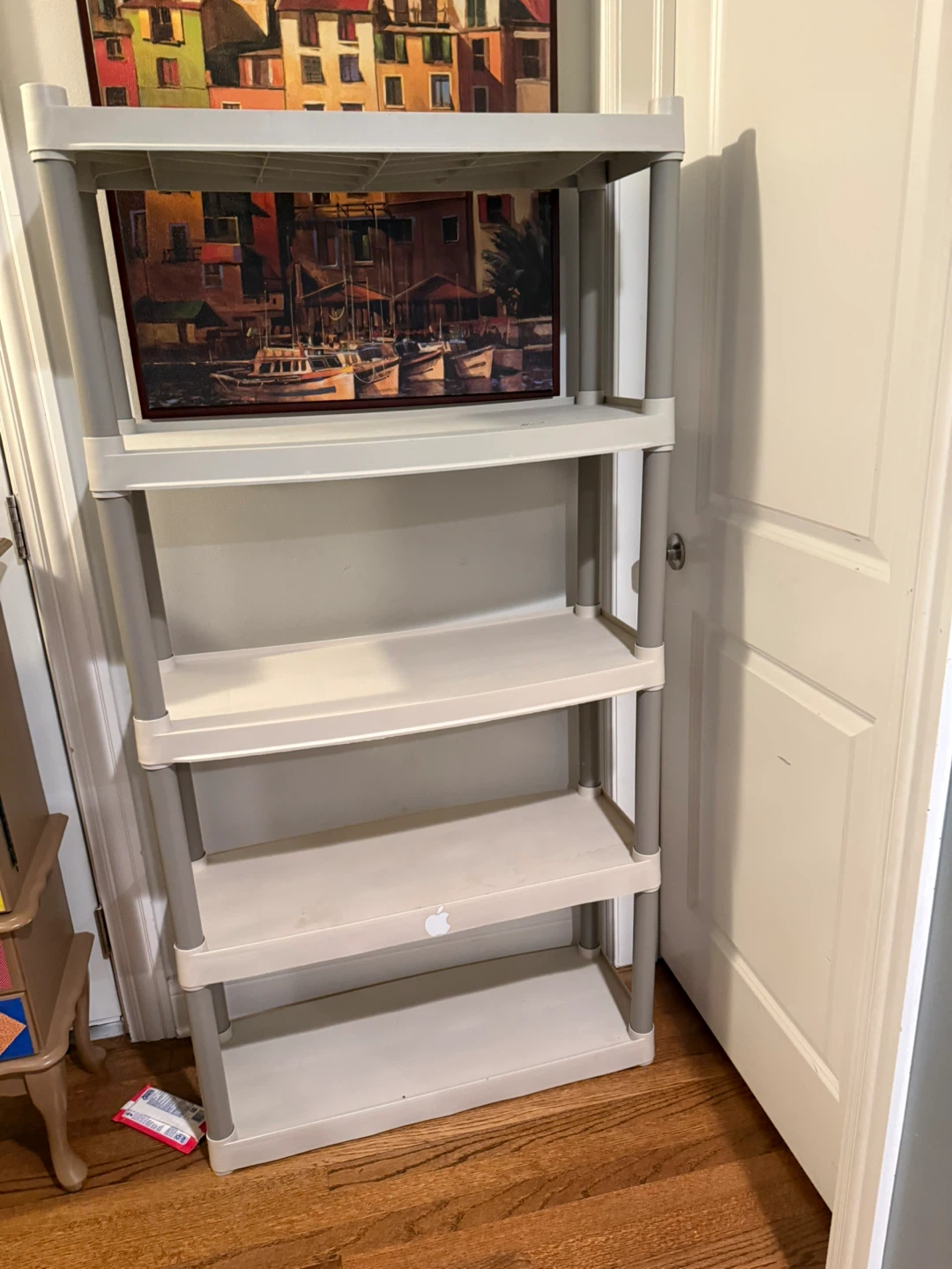 4-Shelf Plastic Storage Shelving Unit - photo 4